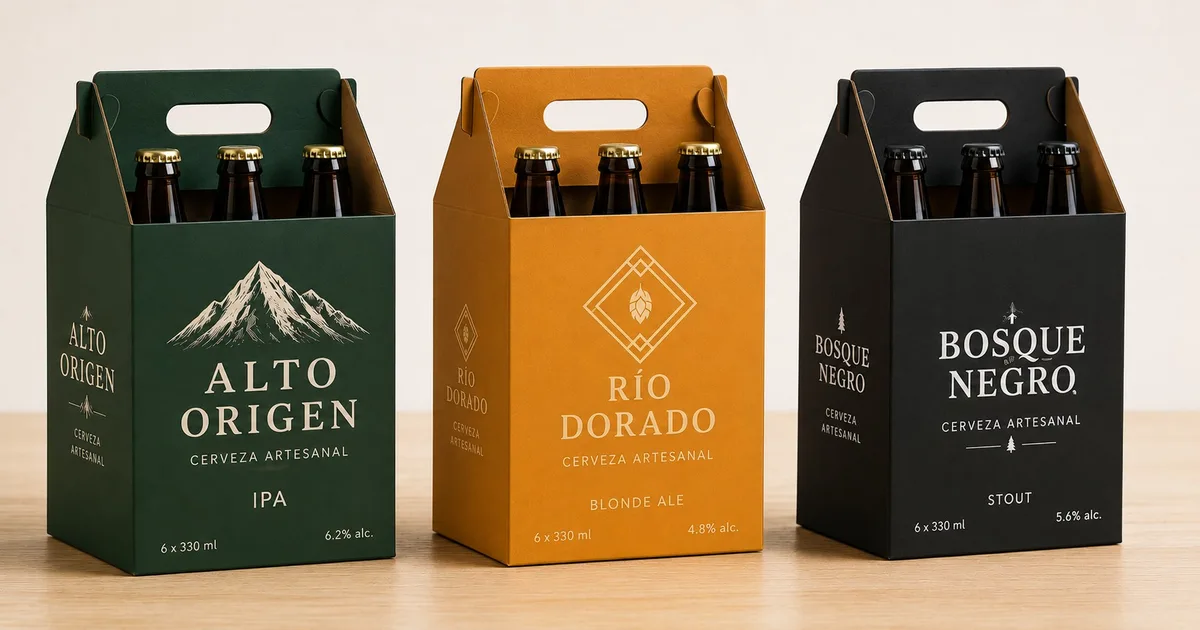 Empaques para bebidas | Colprinter Bogotá cajas de bebidas personalizadas