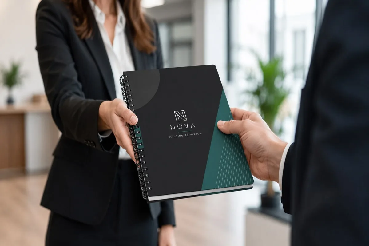 Cuadernos y libretas personalizadas para empresas | Colprinter Bogotá cuaderno corporativo personalizado