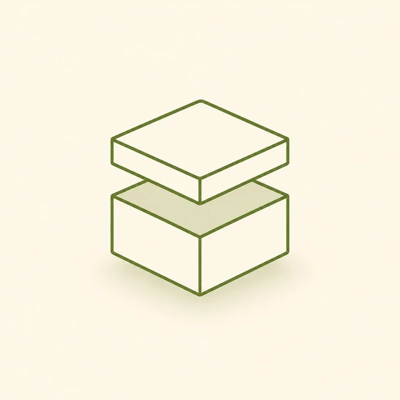 caja tapa y base