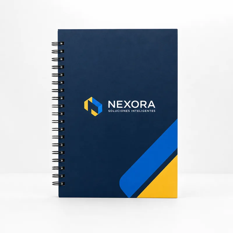 Cuadernos corporativos personalizados con logo para empresas