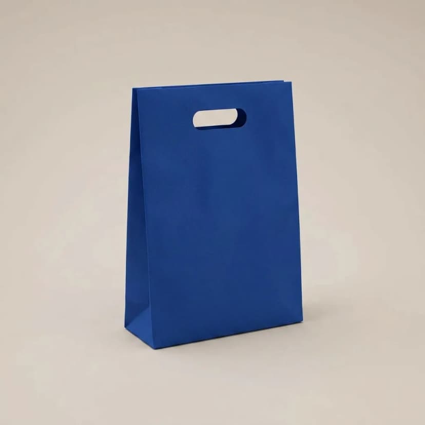 Bolsa ecológica CIMBOA #407 con asa reforzada personalizada con logo corporativo sobre fondo blanco