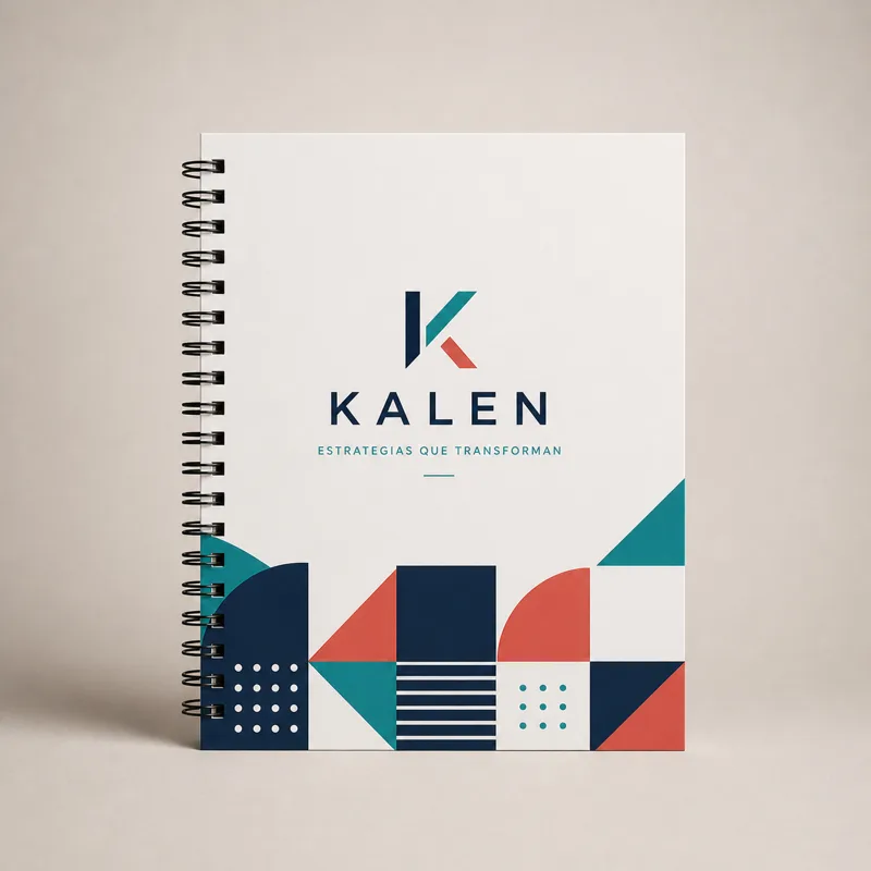 Cuaderno corporativo personalizado tapa blanda argollado doble O con logo empresarial