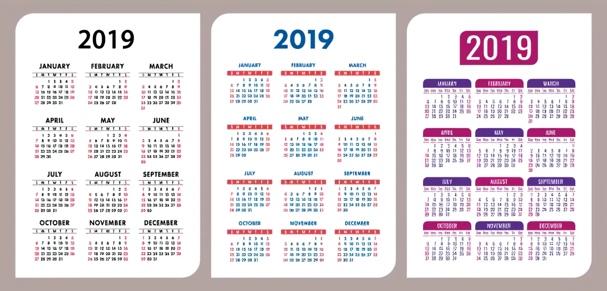 Calendario de bolsillo